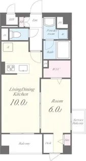 GARDEN COURT A 西高島平【1階】の間取り