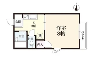 ステイタス本庄【2階】の間取り