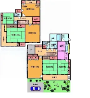 千葉県市川市中国分1【一戸建】の間取り