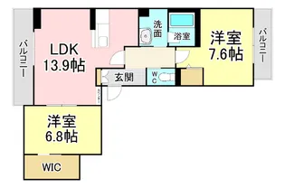 SeaGoddess 緑ヶ丘【2階】の間取り