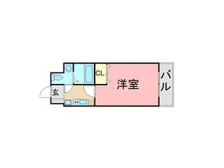エンクレスト六本松【3階】の間取り