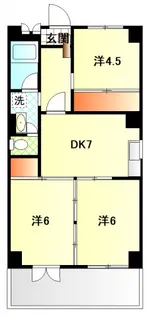 久保田コーポラス【4階】の間取り