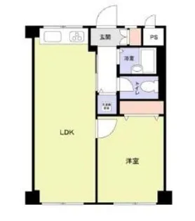 ラフィネ参宮橋レジデンス【4階】の間取り