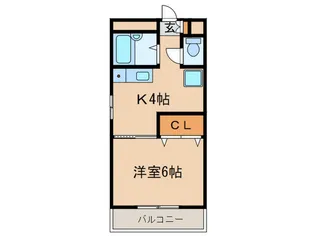 メゾン内山【5階】の間取り