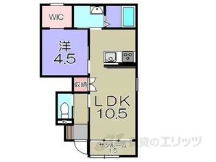 グッドライフステージ後三条A【1階】の間取り