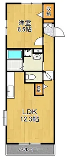 アトリオ鷺沼【3階】の間取り