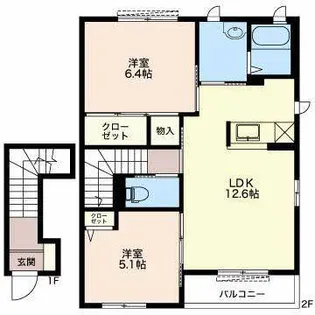 ルマーシュ【2階】の間取り