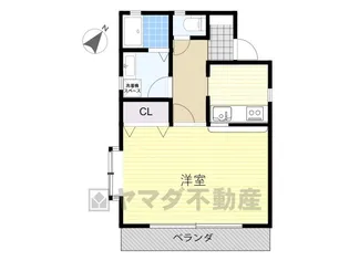 パールハイツFM C【2階】の間取り