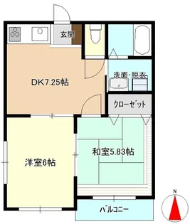 コスモスIII【1階】の間取り
