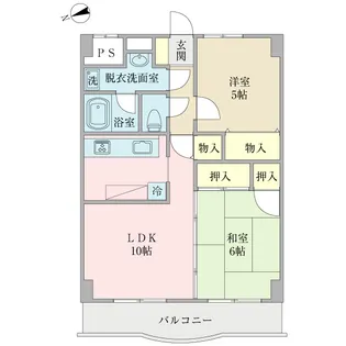 エンジェル パティオ【1階】の間取り