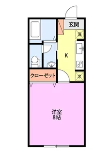 SAJA坂井砂山【2階】の間取り