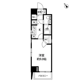 ルクレ日本橋馬喰町【12階】の間取り