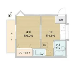 シャルム綱島【2階】の間取り