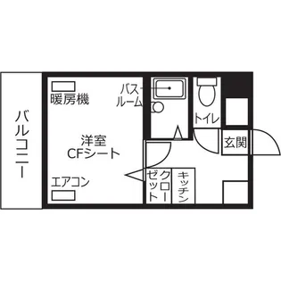 ドミール札幌【7階】の間取り