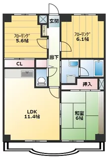 シャルマン5【7階】の間取り