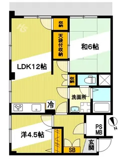 レジ東郷【1階】の間取り