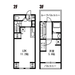 ソルフィー金町の間取り