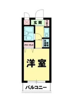 ライオンズマンション仲六郷【4階】の間取り