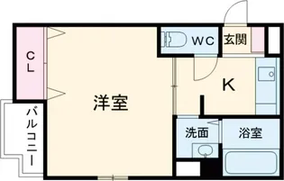 森塚第12マンション【5階】の間取り