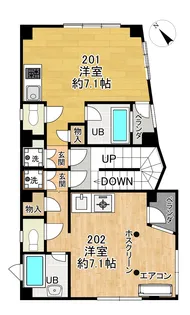 ヴィラホロニカ【2階】の間取り