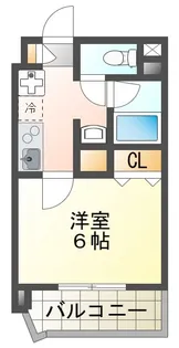 サザンエイトみなみ野【5階】の間取り
