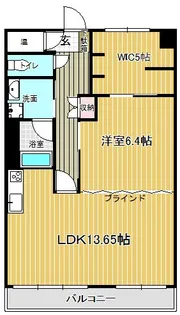 ラポール菜の花館【1階】の間取り