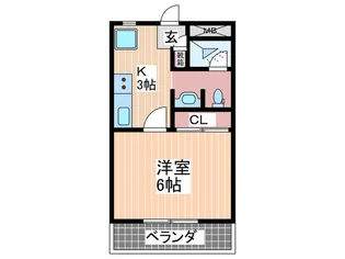 第3西村ビル【3階】の間取り