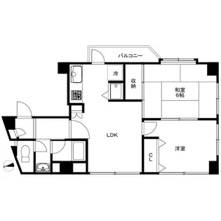 クロスポイント三軒茶屋【4階】の間取り
