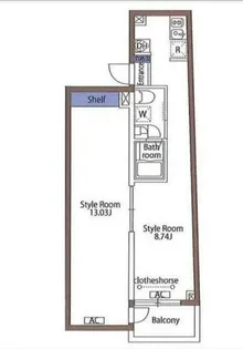 ラフォート巣鴨【1階】の間取り