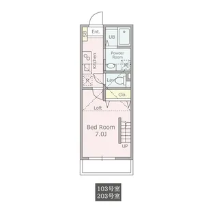 フォーシーズン梅田【2階】の間取り