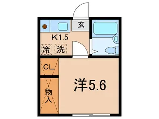 グランヴェ-ル妙蓮寺B棟【2階】の間取り