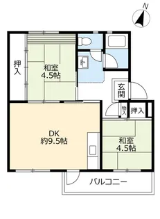 UR豊明【5階】の間取り