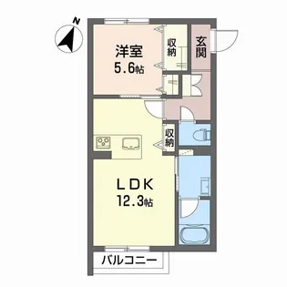 シャーメゾン パン サンク【2階】の間取り