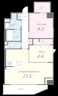 フォレスタ櫻【5階】の間取り