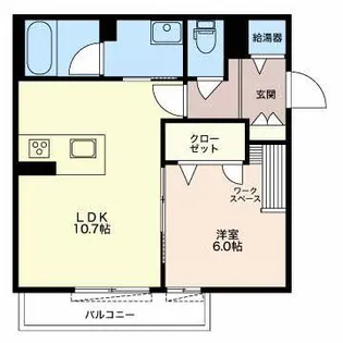 オーサム ガーデン(Awesome garden)【1階】の間取り