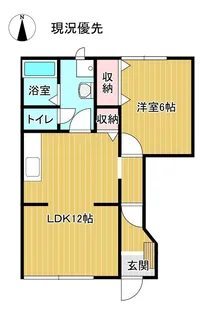 ソラーナ(ダイヤ105江南)【1階】の間取り
