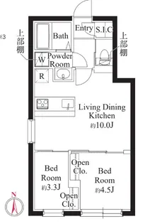 カーサフィオーレ亀戸【5階】の間取り