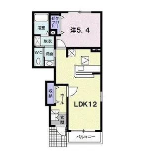 サプライズ・タウンC【1階】の間取り