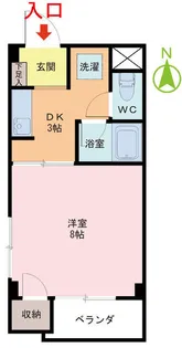 光陽フラッツ【1階】の間取り