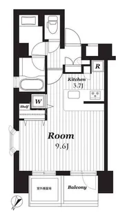 デュオ・スカーラ古河庭園【8階】の間取り