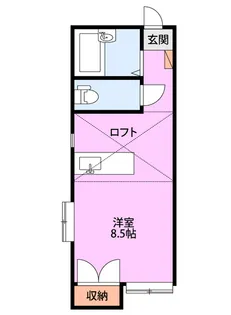 サンモリッツ高志【2階】の間取り