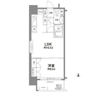コンフォリア新宿御苑I【13階】の間取り