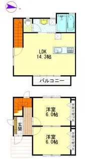 ポプラの間取り