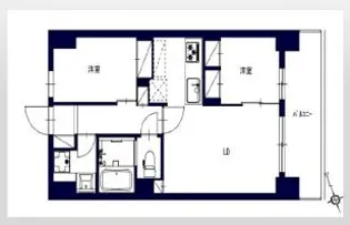 センチュリー八王子ルミエール【2階】の間取り