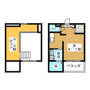 ペンハウス【2階】の間取り