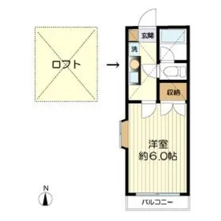 ホワイトハピネス【2階】の間取り
