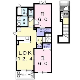 Maison あやたか【2階】の間取り