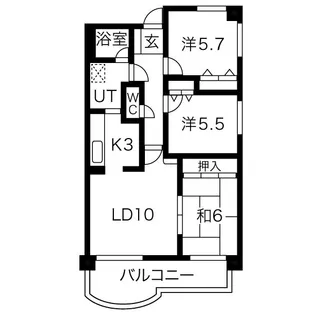 サンシャイン93【5階】の間取り