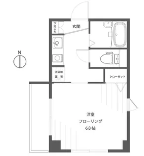 ラ・プリマヴェーラ【1階】の間取り