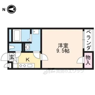 クレイノ樋下【1階】の間取り